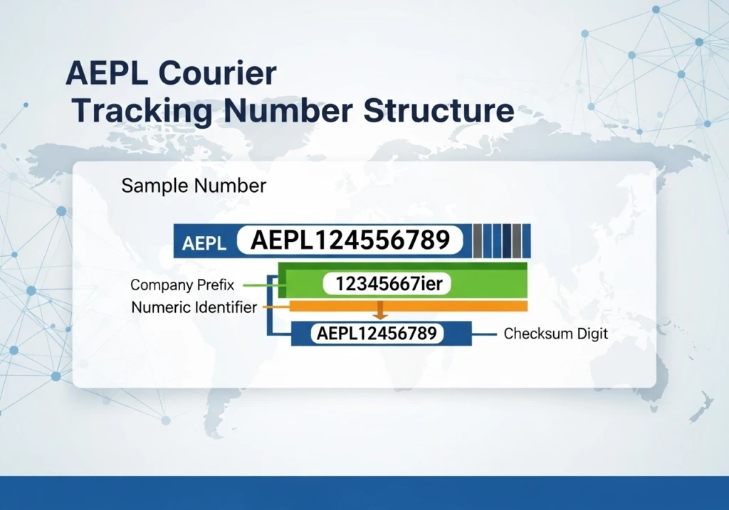 AEPL Courier Tracking Number Structure