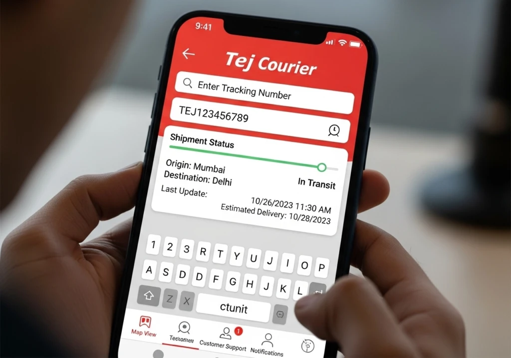 How to Track Tej Courier Shipments