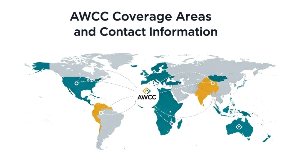 AWCC Coverage Areas and Contact Information
