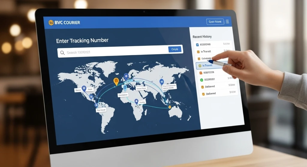 BVC Courier Tracking Number System