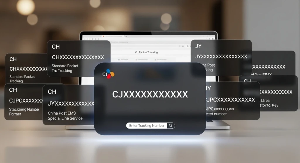 CJ Packet Tracking Number Formats