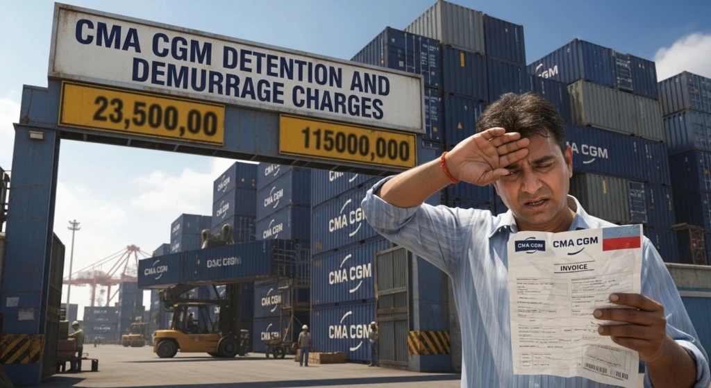 CMA CGM Detention and Demurrage in India