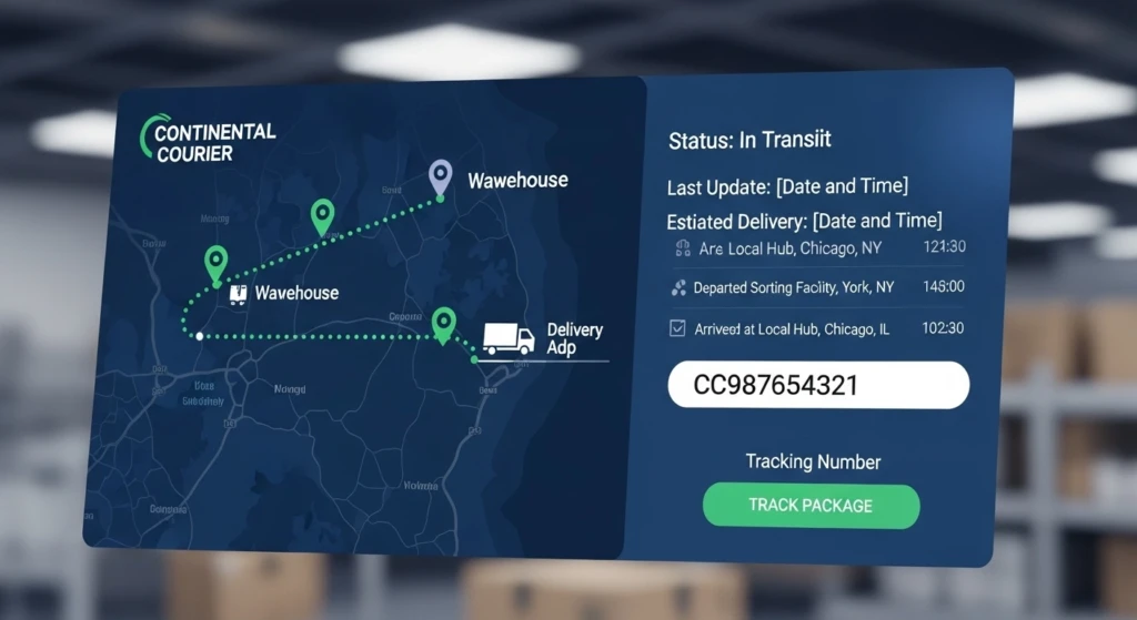 Continental Courier Tracking – Real-Time Shipment Updates