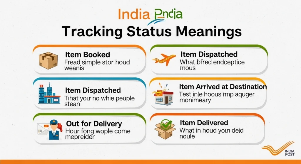 India Post Tracking Status Meanings